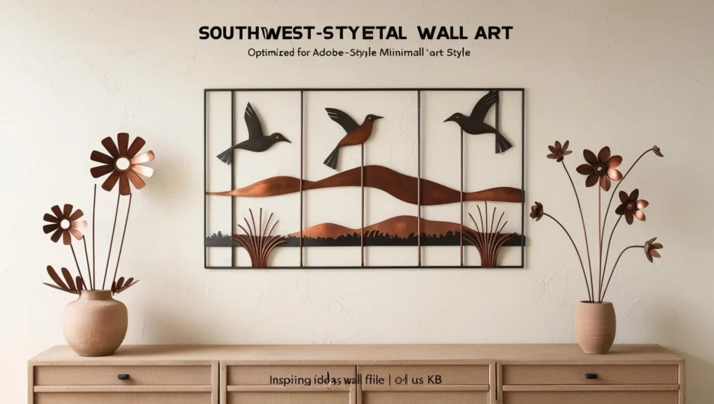 New southwest metal wall art design ideas