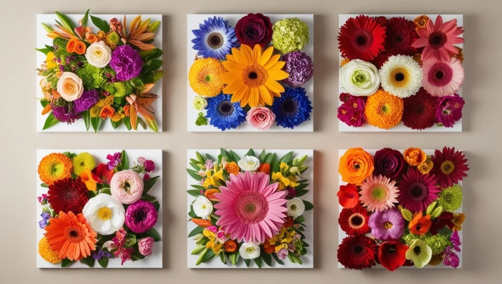 Amazing flower wall art ideas 